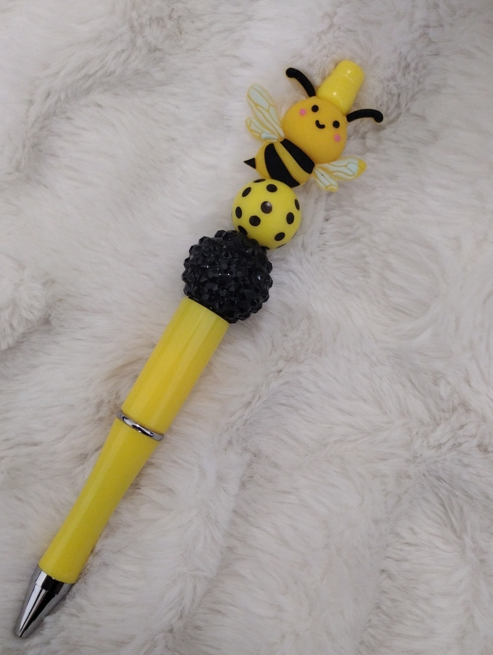 Yellow Bee Novelty Ballpoint Pen by